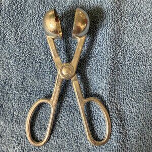 Vintage aluminum meatball or melon baller scoop
